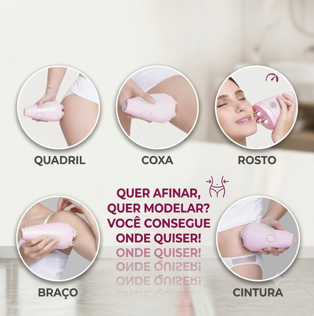 Massageador elimina celulite