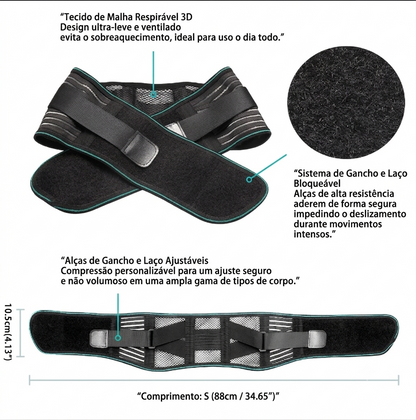 Cinta Lombar Ortopédica Ajustável