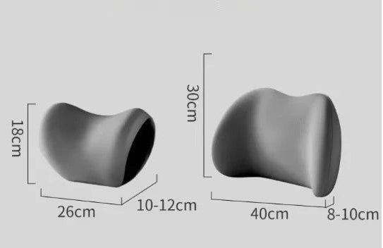 Apoio Lombar Ergonômico para Banco Automotivo
